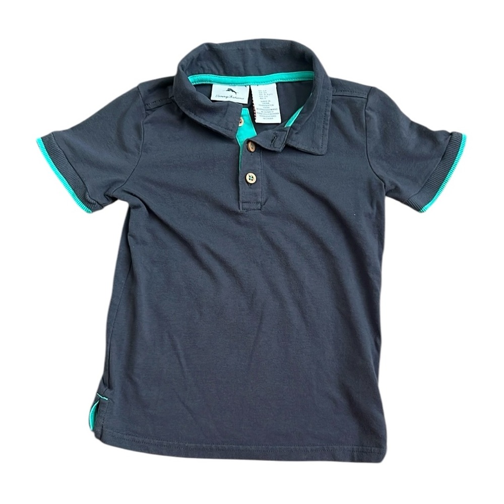 Tommy Bahama Blue Polo Shirt with Classic Collar